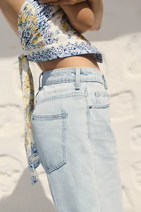Denim Bermuda Shorts