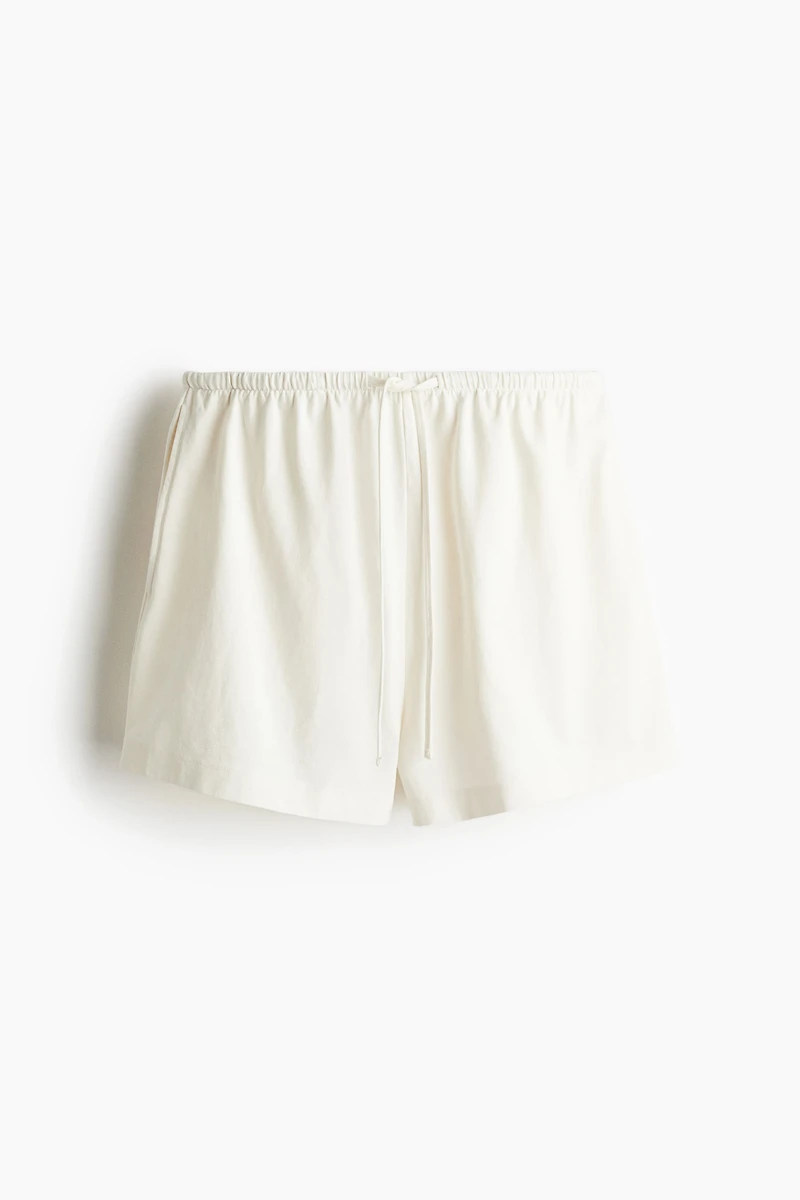 Cotton Shorts with Drawstring