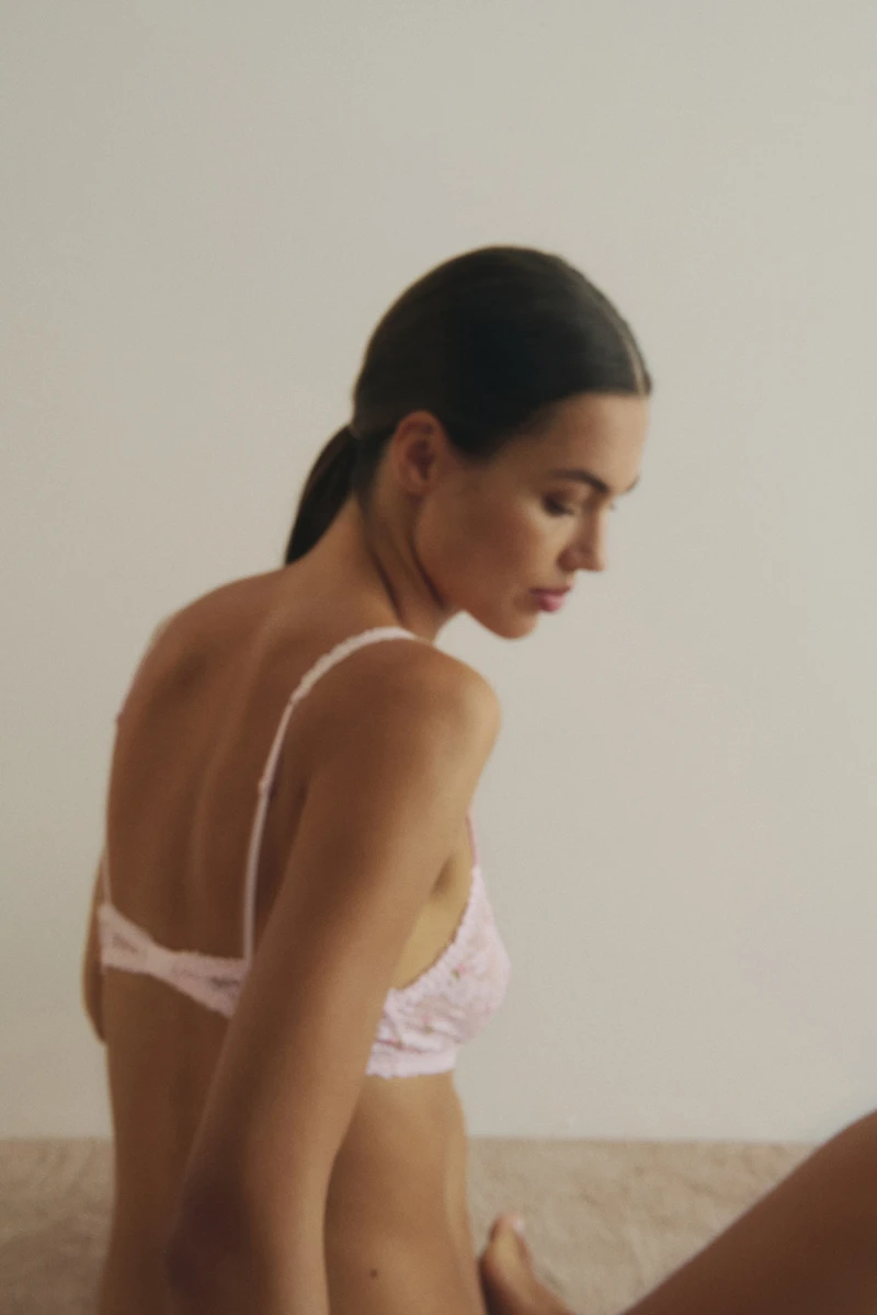 Soft-Cup Lace Bra