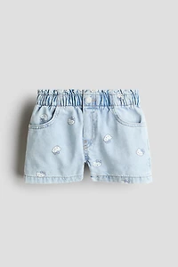 Loose Fit Denim Shorts