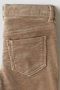 Pantalon large en velours de coton côtelé