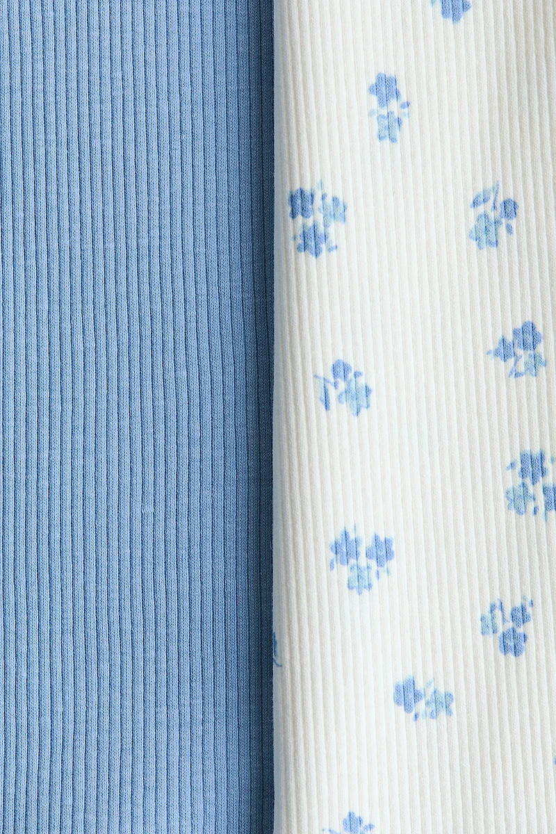 2-Pack Ribbed Cotton Tops