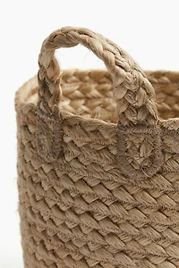 Small Jute Wall Storage Basket