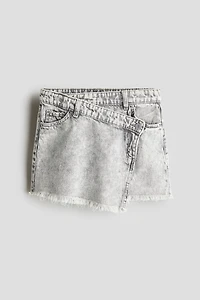 Denim Wrap Skirt