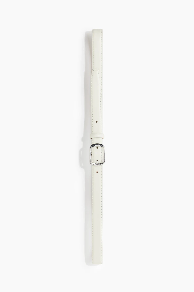 Narrow Leather Belt