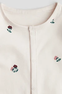 Patterned Pajama Jumpsuit