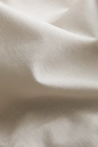 Ruffle-Trimmed Cotton Pillowcase
