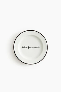 Small Porcelain Plate with Motif