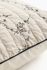 Linen-Blend Cushion Cover