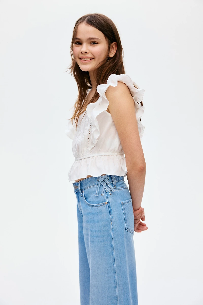 Wide-Leg Jeans