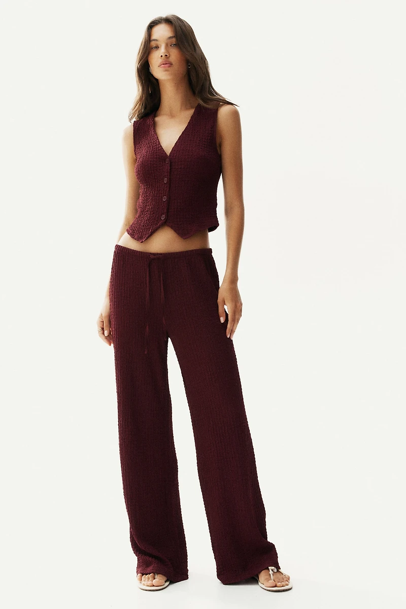 Textured Jersey Vest