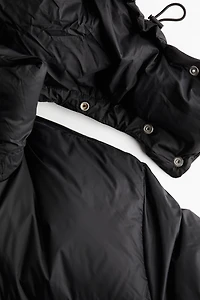 Veste à capuche en duvet