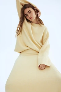 Jupe évasée en tricot