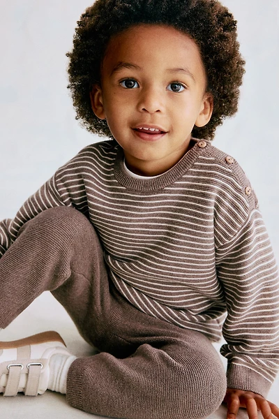 2-Piece Fine-Knit Cotton Set