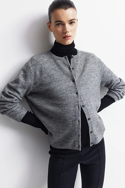 MAMA Fine-Knit Cardigan