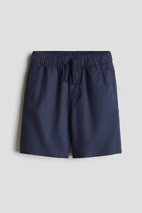 Linen-Blend Shorts