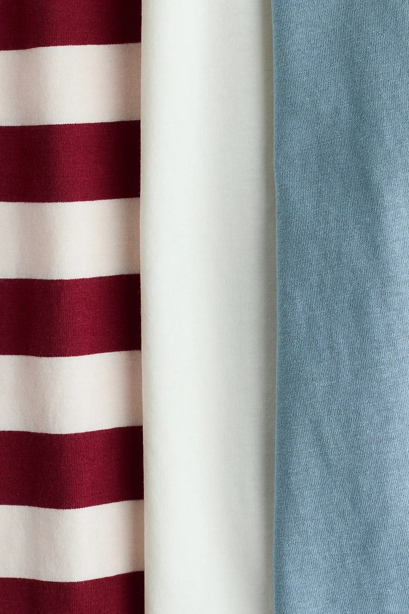 Lot de 3 T-shirts en coton