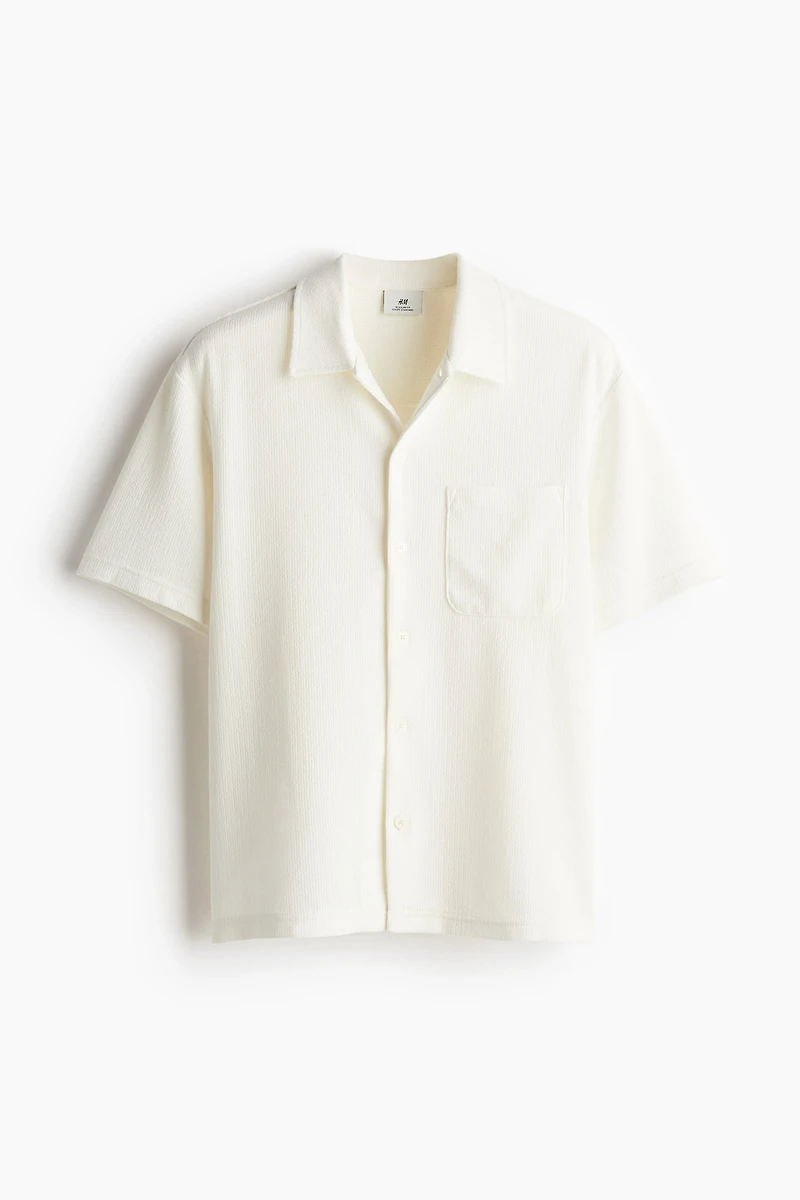 Regular Fit Textured Jersey Shirt