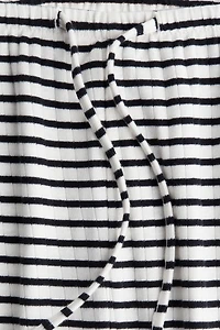 Ribbed Drawstring Pants