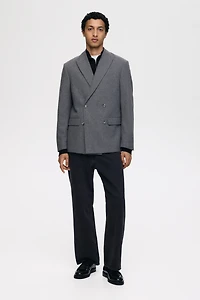 Relaxed-Fit Wool-Blend Jacket