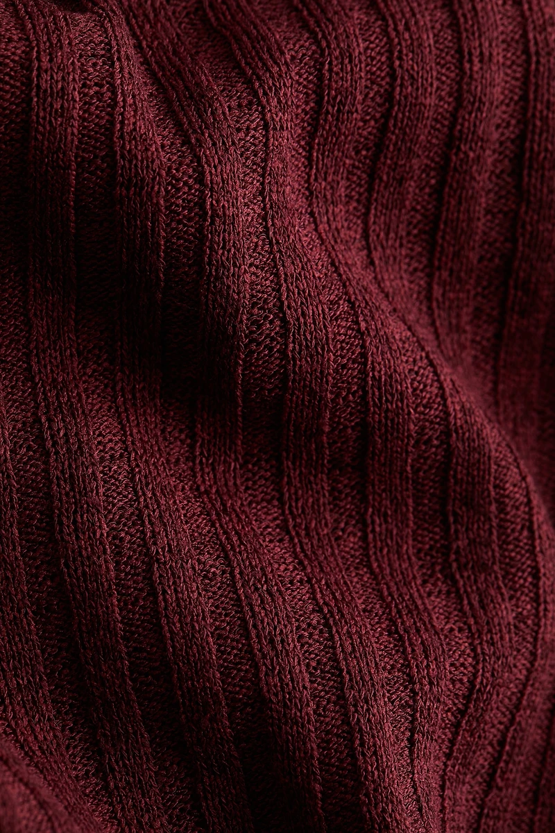 Rib-Knit Dress