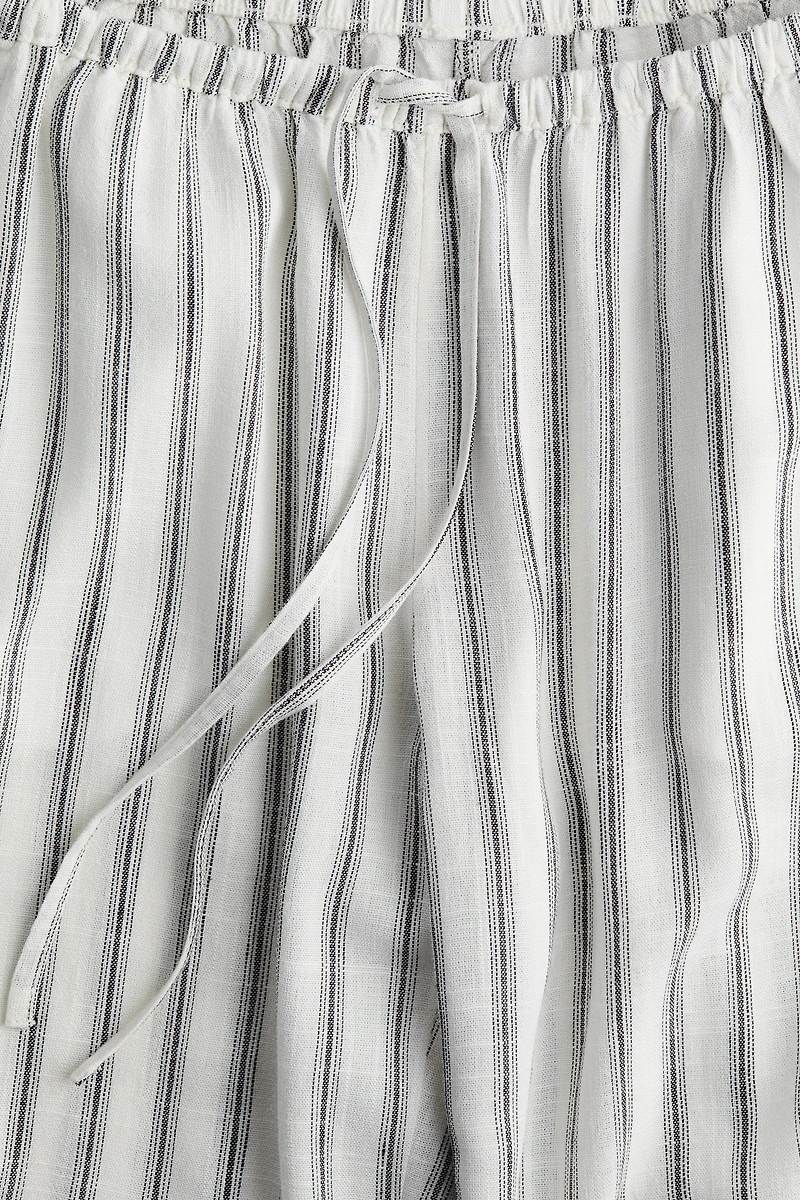 Straight-Leg Drawstring Pants