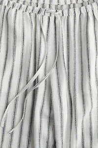 Straight-Leg Drawstring Pants