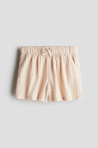 Cotton Muslin Shorts