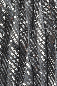 Sequined Plissé Skirt