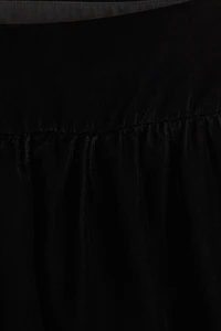 Velvet Balloon Skirt