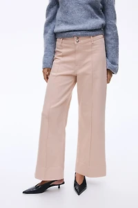 Wide High Ankle Jeans