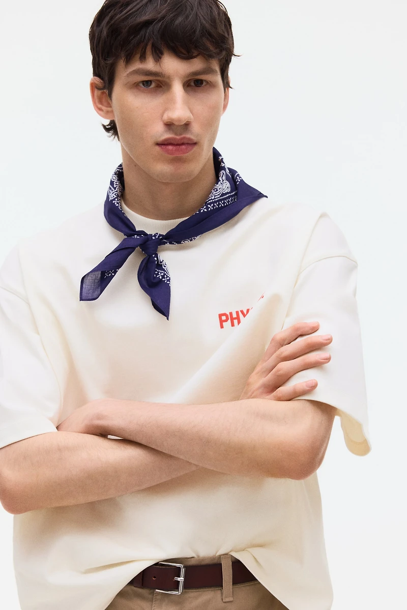 T-shirt imprimé grande taille