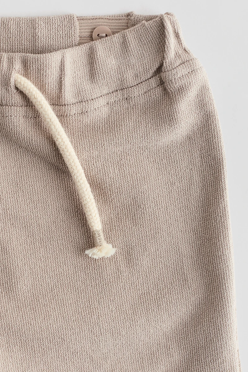 Pantalon en jersey texturé