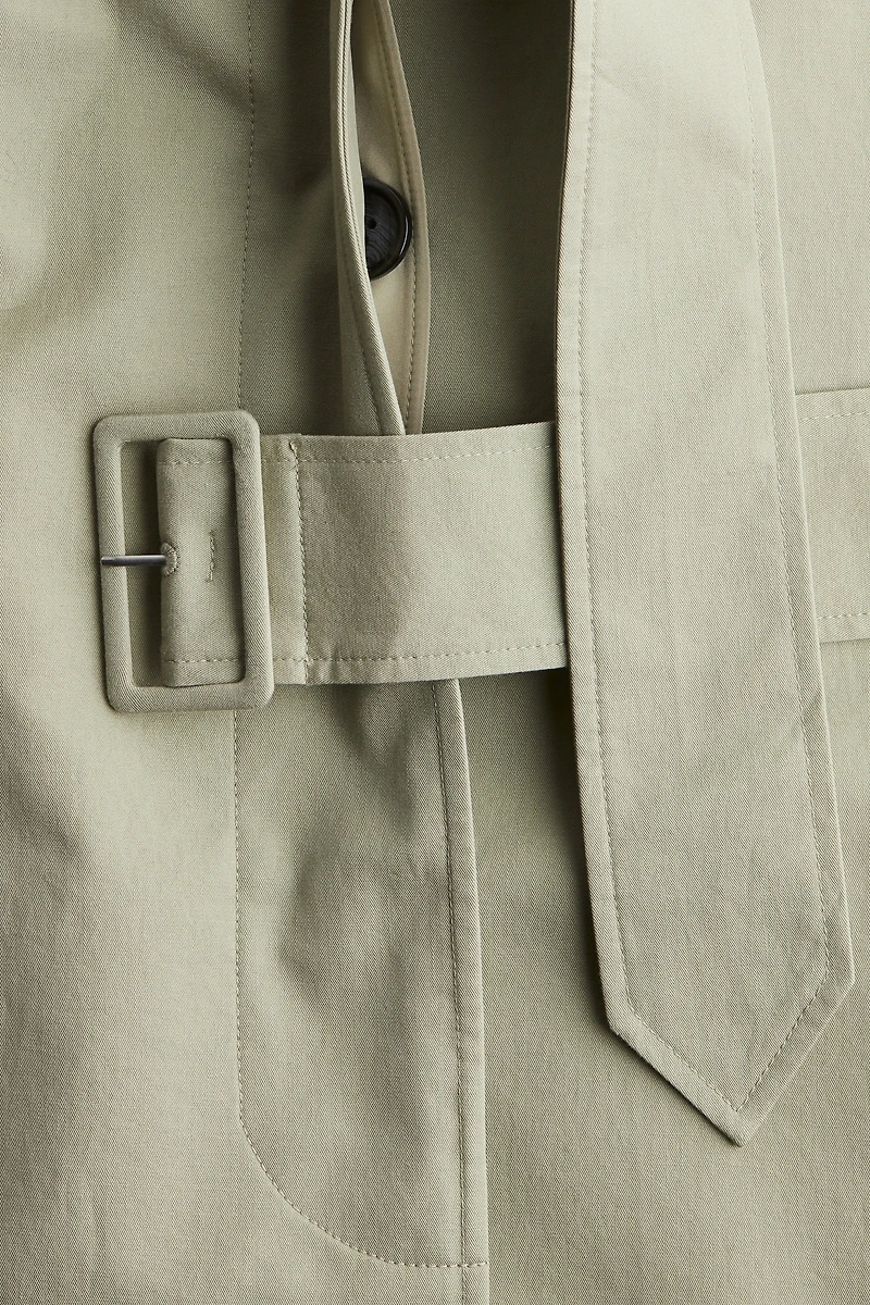 Car Coat with Belt