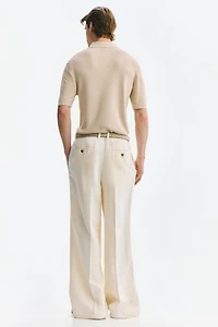 Slim-Fit Textured Polo Shirt