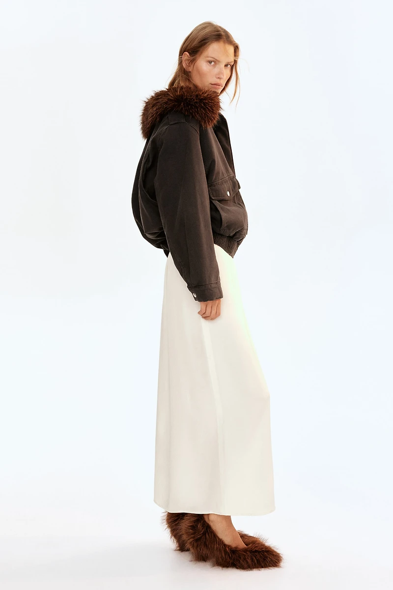 Oversized Jacket with Collar