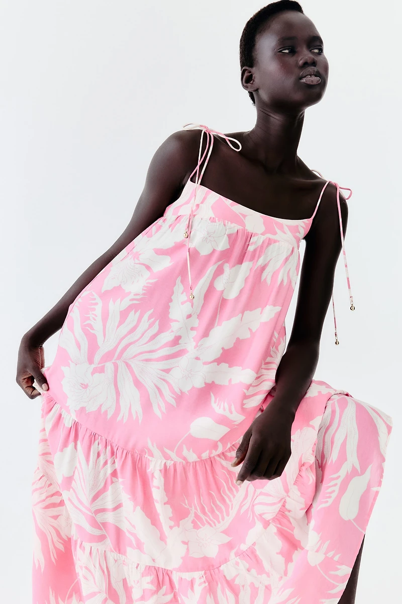 Tie-Strap Maxi Dress