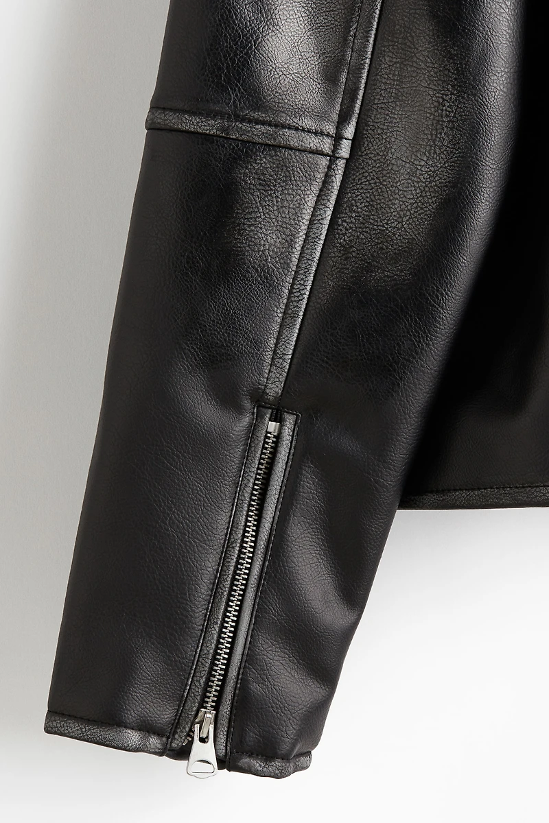 Regular-Fit Coated Jacket