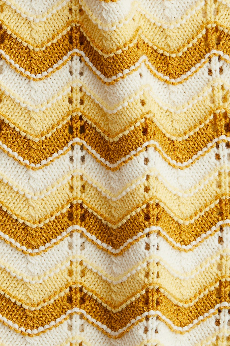 2-Piece Cotton Pointelle-Knit Set