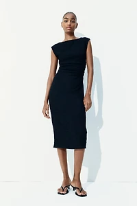 Draped Bodycon Dress