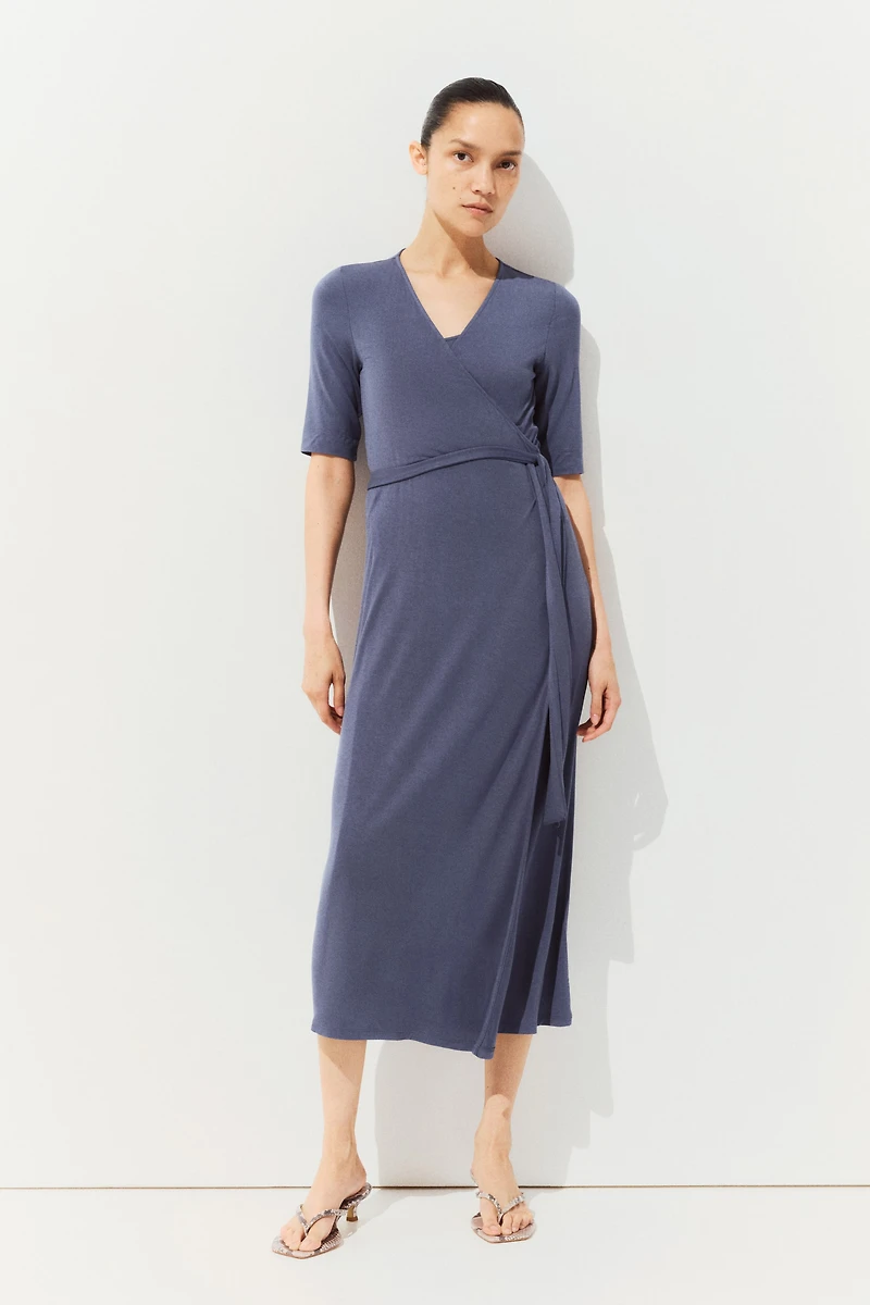 MAMA Nursing Wrap Dress