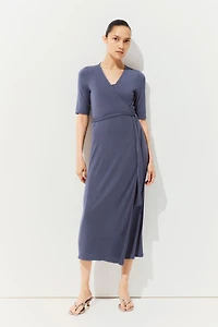 MAMA Nursing Wrap Dress