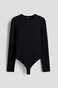 Sculpting Long-Sleeved Thong Bodysuit