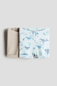 Lot de 2 shorts en jersey coton