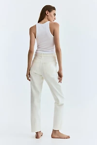 Mom Slim-Fit High-Waist Ankle Jeans