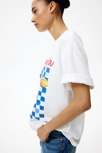 T-shirt grande taille imprimé