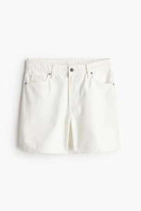 Short en denim Bermuda Taille Haute