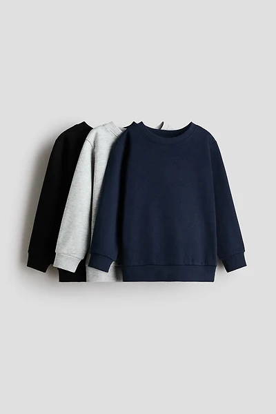 3-Pack Brushed-Inside Sweatshirts