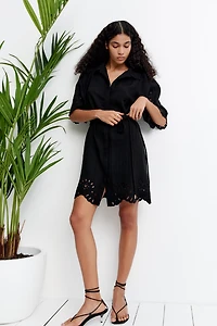 Eyelet Embroidered Dress