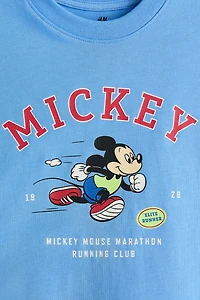 T-shirt en coton imprimé